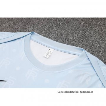 Camiseta de Entrenamiento Francia 2024-2025 Azul Claro