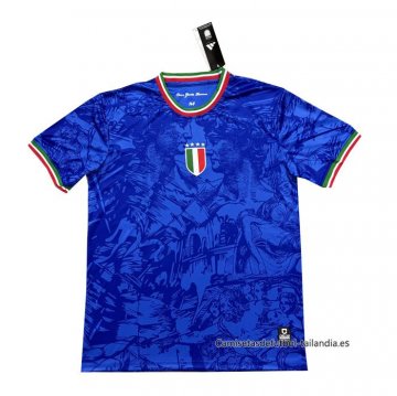 Camiseta de Entrenamiento Italia 2024-2025 Azul Camiseta de Entrenamiento Italia 2024-2025 Azul
