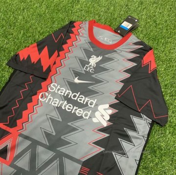 Camiseta de Entrenamiento Liverpool 2021 Gris