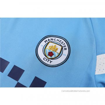 Camiseta de Entrenamiento Manchester City 2022-2023 Azul