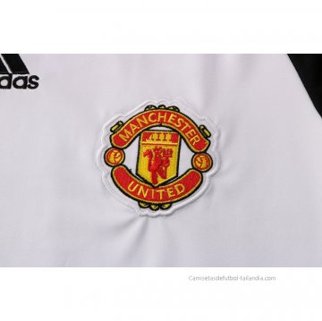 Camiseta de Entrenamiento Manchester United 2021-2022 Blanco