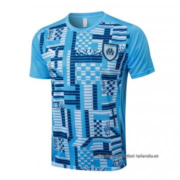 Camiseta de Entrenamiento Olympique Marsella 2024-2025 Azul Camiseta de Entrenamiento Olympique Marsella 2024-2025 Azul