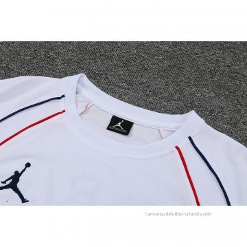Camiseta de Entrenamiento Paris Saint-Germain Jordan 2022-2023 Blanco