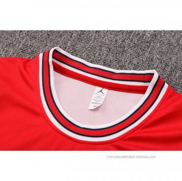 Camiseta de Entrenamiento Paris Saint-Germain Jordan 2022-2023 Rojo