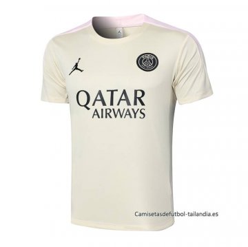 Camiseta de Entrenamiento Paris Saint-Germain Jordan 2024-2025 Amarillo Camiseta de Entrenamiento Paris Saint-Germain Jordan 2024-2025 Amarillo
