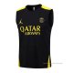 Camiseta de Entrenamiento Paris Saint-Germain Jordan Sin Mangas 2023-2024 Negro