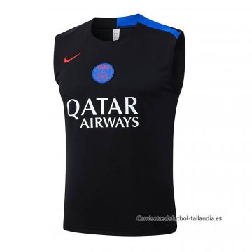 Camiseta de Entrenamiento Paris Saint-Germain Sin Mangas 2025-2026 Negro