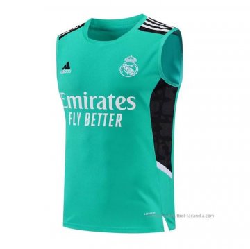 Camiseta de Entrenamiento Real Madrid Sin Mangas 2022-2023 Verde Camiseta de Entrenamiento Real Madrid Sin Mangas 2022-2023 Verde