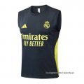 Camiseta de Entrenamiento Real Madrid Sin Mangas 2025-2026 Gris