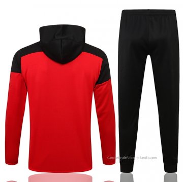 Chandal con Capucha del Arsenal 2021-2022 Rojo