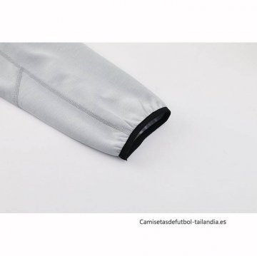 Chandal con Capucha del Barcelona 2025 Gris