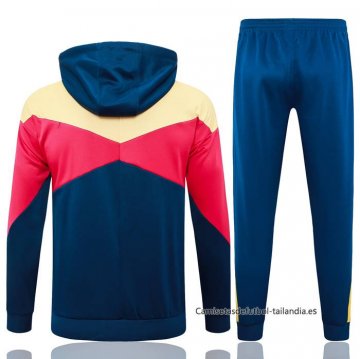 Chandal con Capucha del Barcelona 2024-2025 Azul