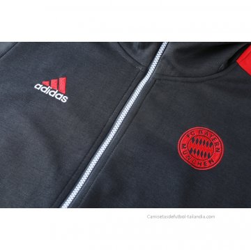 Chandal con Capucha del Bayern Munich 2021-2022 Gris
