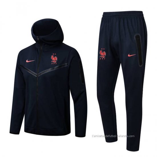 Chandal con Capucha del Francia 2022-2023 Azul - Haga un click en la imagen para cerrar