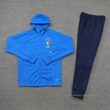 Chandal con Capucha del Italia 2022-2023 Azul