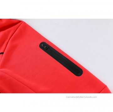 Chandal con Capucha del Liverpool 2021-2022 Rojo