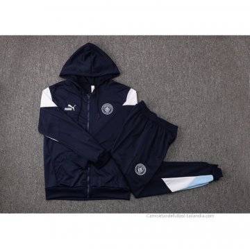 Chandal con Capucha del Manchester City 2021-2022 Azul
