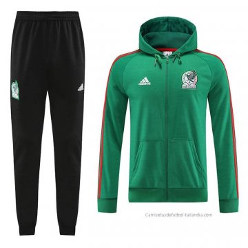 Chandal con Capucha del Mexico 2022-2023 Verde Chandal con Capucha del Mexico 2022-2023 Verde