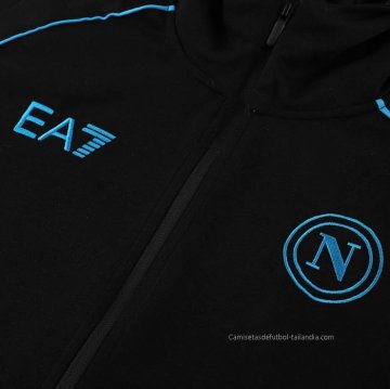 Chandal con Capucha del Napoli 2023-2024 Negro