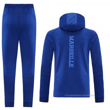 Chandal con Capucha del Olympique Marsella 2021-2022 Azul