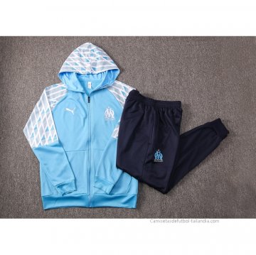 Chandal con Capucha del Olympique Marsella 2021 Azul