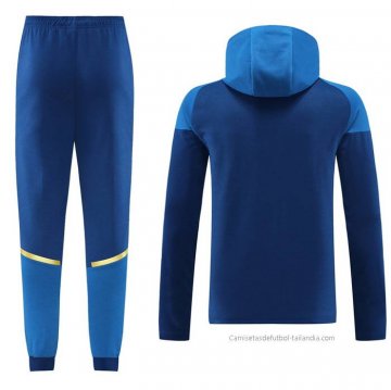 Chandal con Capucha del Olympique Marsella 2023-2024 Azul