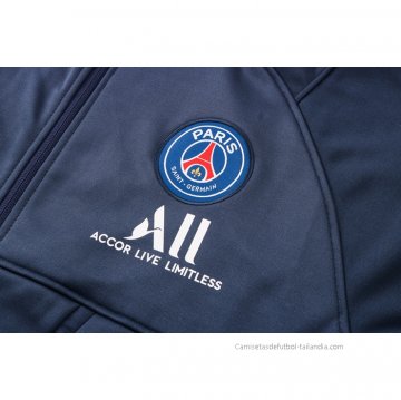 Chandal con Capucha del Paris Saint-Germain 2021-2022 Azul
