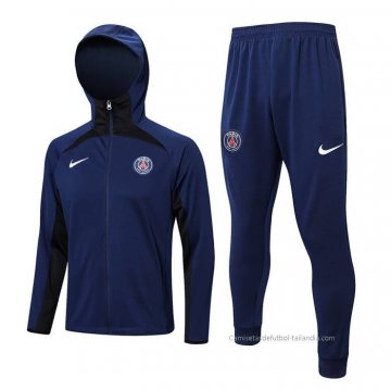 Chandal con Capucha del Paris Saint-Germain 2022-2023 Azul Chandal con Capucha del Paris Saint-Germain 2022-2023 Azul