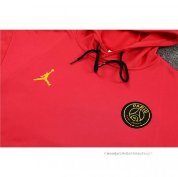 Chandal con Capucha del Paris Saint-Germain Jordan Nino 2023 Rojo