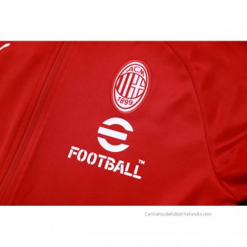 Chandal de Chaqueta del AC Milan 2023-2024 Rojo
