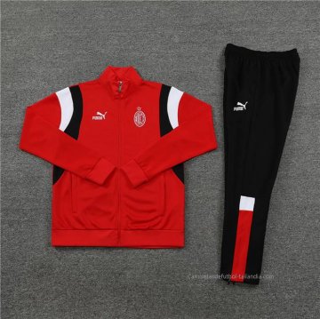 Chandal de Chaqueta del AC Milan 2023-2024 Rojo