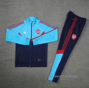 Chandal de Chaqueta del Arsenal 2024-2025 Azul