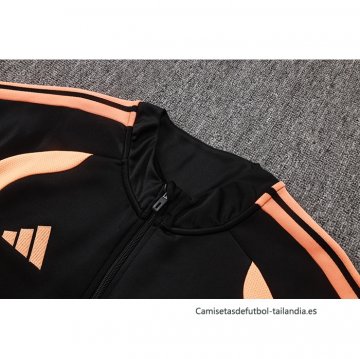 Chandal de Chaqueta del Arsenal Nino 2026-2027 Negro Naranja