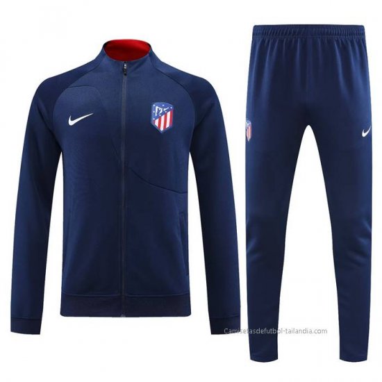 Chandal de Chaqueta del Atletico Madrid 2023-2024 Azul - Haga un click en la imagen para cerrar