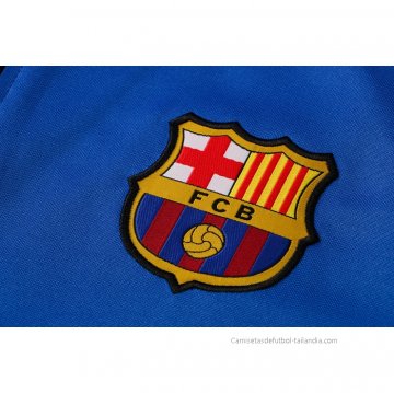 Chandal de Chaqueta del Barcelona 2021-2022 Azul y Rojo