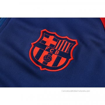 Chandal de Chaqueta del Barcelona 2021-2022 Azul y Rojo
