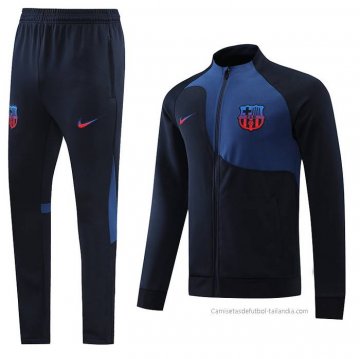 Chandal de Chaqueta del Barcelona 2022-2023 Azul