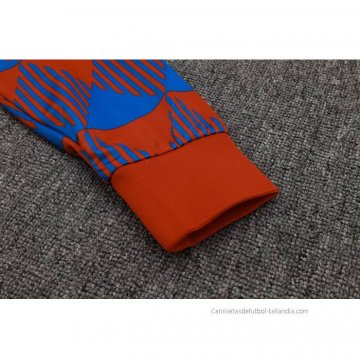 Chandal de Chaqueta del Barcelona Nino 2023-2024 Rojo