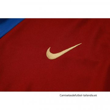 Chandal de Chaqueta del Barcelona Nino 2024-2025 Rojo y Azul