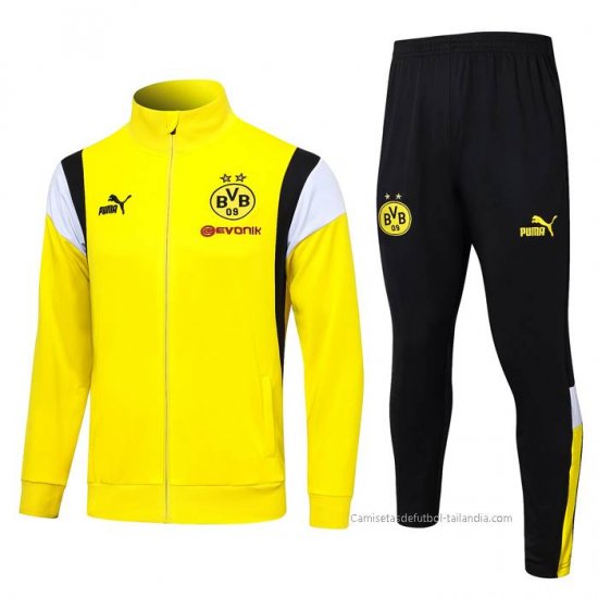 Chandal de Chaqueta del Borussia Dortmund 2023-2024 Amarillo - Haga un click en la imagen para cerrar