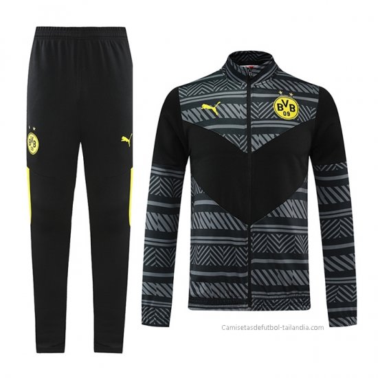 Chandal de Chaqueta del Borussia Dortmund 2022-2023 Gris - Haga un click en la imagen para cerrar