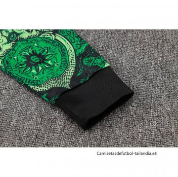 Chandal de Chaqueta del Brasil Jesus 2024-2025 Verde