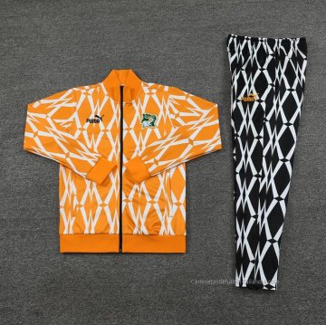Chandal de Chaqueta del Costa de Marfil 2023-2024 Naranja