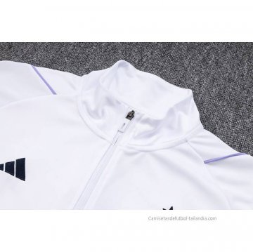 Chandal de Chaqueta del Cruzeiro 2023-2024 Blanco