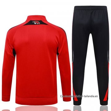 Chandal de Chaqueta del Flamengo Nino 2025-2026 Rojo Negro