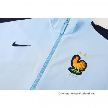 Chandal de Chaqueta del Francia Nino 2024-2025 Azul Claro