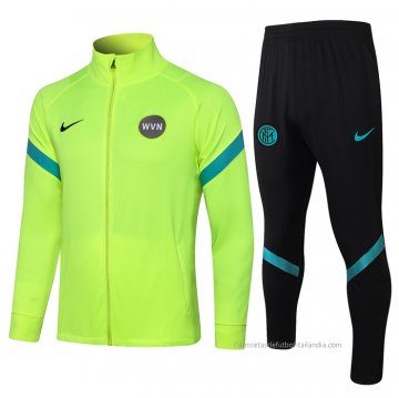 Chandal de Chaqueta del Inter Milan 2021-2022 Verde Chandal de Chaqueta del Inter Milan 2021-2022 Verde