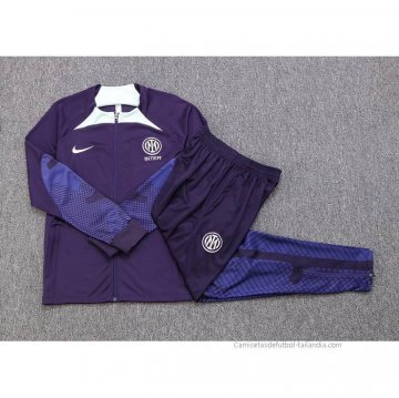 Chandal de Chaqueta del Inter Milan 2022-2023 Purpura