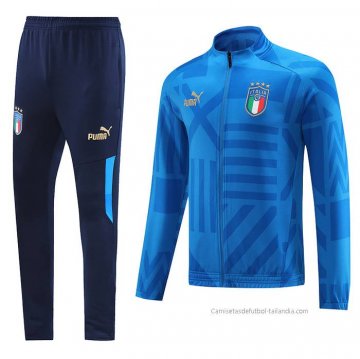 Chandal de Chaqueta del Italia 2022-2023 Azul