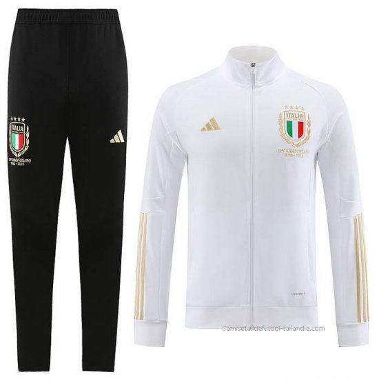 Chandal de Chaqueta del Italia 2023-2024 Blanco - Haga un click en la imagen para cerrar
